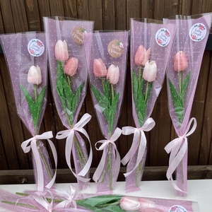 Nőnapi tulip�n vir�gcsokor - Meska.hu