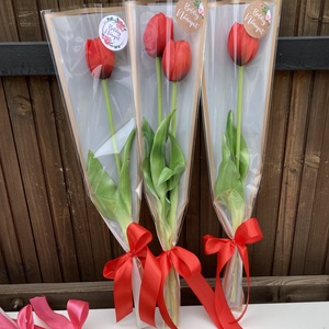 Nőnapi tulip�n vir�gcsokor - Meska.hu