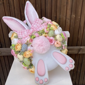 Nyuszi popi ajtódísz  - Meska.hu