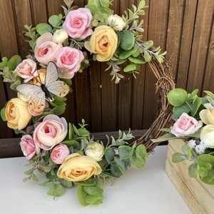 Színes ajtódísz 30 cm - otthon & életmód - dekoráció - ajtó- és ablak dekoráció - ajtódísz & kopogtató - Meska.hu