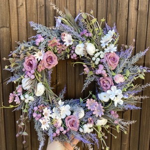 Levendula ajtódísz  - otthon & életmód - dekoráció - ajtó- és ablak dekoráció - ajtódísz & kopogtató - Meska.hu