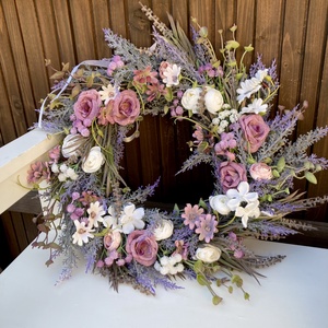 Levendula ajtódísz  - Meska.hu