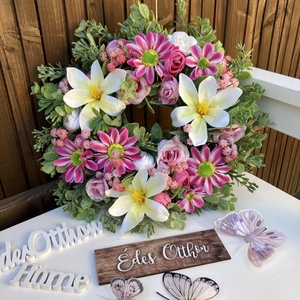 Tavaszi ajtódísz  - otthon & életmód - dekoráció - ajtó- és ablak dekoráció - ajtódísz & kopogtató - Meska.hu