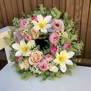 Tavaszi ajtódísz  - otthon & életmód - dekoráció - ajtó- és ablak dekoráció - ajtódísz & kopogtató - Meska.hu