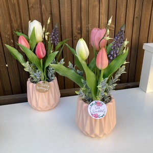 Tavaszi asztaldísz - Meska.hu