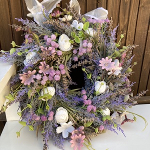 Levendula ajtódísz  - otthon & életmód - dekoráció - ajtó- és ablak dekoráció - ajtódísz & kopogtató - Meska.hu