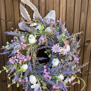 Levendula ajtódísz  - otthon & életmód - dekoráció - ajtó- és ablak dekoráció - ajtódísz & kopogtató - Meska.hu