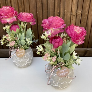 Tavaszi asztaldísz, Otthon & Életmód, Virágdekoráció, Virágdíszek, Virágdísz kaspóban, Virágkötés, MESKA