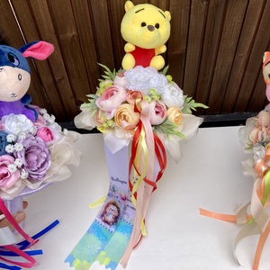 Micimackó ovis ballagási csokor, Otthon & Életmód, Virágdekoráció, Virágok, Virágcsokor, Virágkötés, MESKA