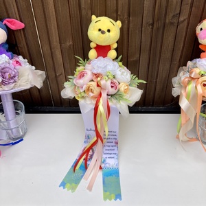 Micimackó ovis ballagási csokor - otthon & életmód - virágdekoráció - virágok - virágcsokor - Meska.hu