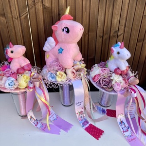 Unikornis ovis ballagási csokor - otthon & életmód - virágdekoráció - virágok - virágcsokor - Meska.hu