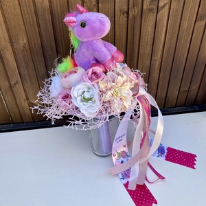 Unikornis ovis ballagási csokor, Otthon & Életmód, Virágdekoráció, Virágok, Virágcsokor, Virágkötés, MESKA