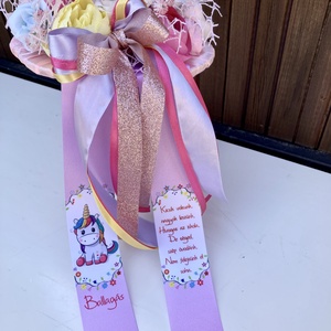 Unikornis ovis ballagási csokor - otthon & életmód - virágdekoráció - virágok - virágcsokor - Meska.hu