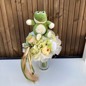 Békás ovis ballagási csokor, Otthon & Életmód, Virágdekoráció, Virágok, Virágcsokor, Virágkötés, MESKA