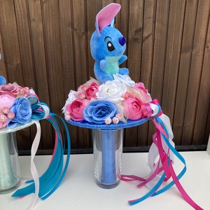 Stitch ballagasi ovis csokor - otthon & életmód - virágdekoráció - virágok - virágcsokor - Meska.hu