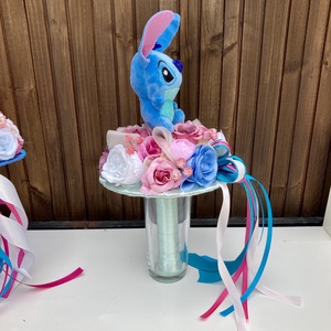 Stitch ovis ballagó csokor - otthon & életmód - virágdekoráció - virágok - virágcsokor - Meska.hu