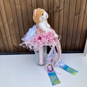 Ovis cicás ballagási csokor - otthon & életmód - virágdekoráció - virágok - virágcsokor - Meska.hu