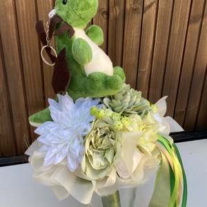 Sárk�nyos ovis ballagási csokor - otthon & életmód - virágdekoráció - virágok - virágcsokor - Meska.hu