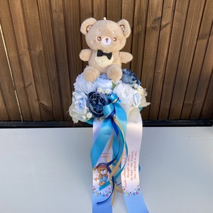 Macis ballagási csokor - Meska.hu