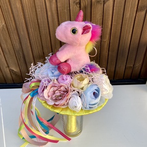 Unikornisos ovis ballagási csokor - Meska.hu