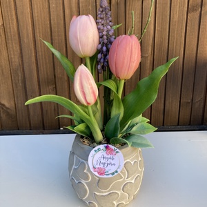 Anyák napi asztaldísz - otthon & életmód - dekoráció - asztal és polc dekoráció - asztaldísz - Meska.hu