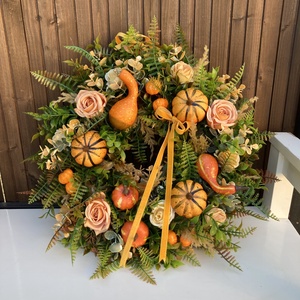Őszi ajtódísz 40 cm - Meska.hu