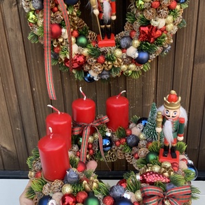 Adventi szett  - karácsony - adventi díszek - adventi koszorú - Meska.hu