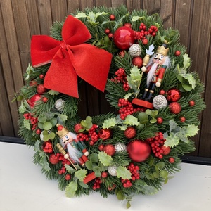 Adventi ajtódísz 32 cm - Meska.hu