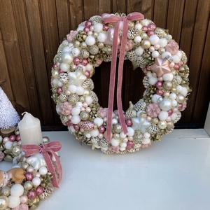 Adventi ajtódísz 30 cm  - Meska.hu