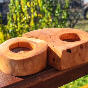 Mécsestartó sosem egész a másik nélkül - otthon & életmód - gyertya, illat, aroma - mécses és mécsestartó - Meska.hu