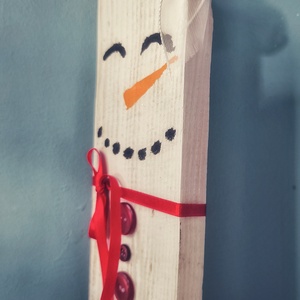 Hóember/hóanyu - karácsony - karácsonyi lakásdekoráció - karácsonyi lakásdíszek - Meska.hu