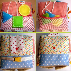 Óriás foglalkoztató/ fejlesztő kocka kicsiknek -  - Meska.hu