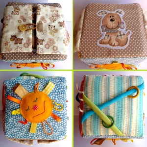 Óriás foglalkoztató/ fejlesztő kocka kicsiknek -  - Meska.hu