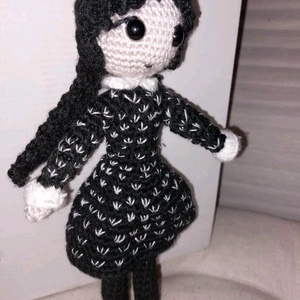 Wednesday Addams - játék & sport - plüssállat & játékfigura - más figura - Meska.hu
