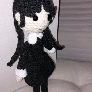 Wednesday Addams - játék & sport - plüssállat & játékfigura - más figura - Meska.hu