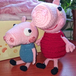 Peppa malac - játék & sport - plüssállat & játékfigura - plüss mesefigurák - Meska.hu