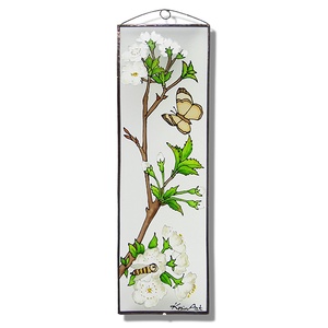 Tavaszi ág - Üveg, Üvegkép, üvegfestmény - otthon & életmód - dekoráció - kép & falikép - üvegkép - Meska.hu