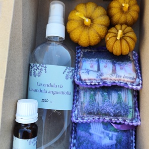 Levendula illatcsomag,aromabox , őszi csomag mhviasz gyertyával - otthon & életmód - gyertya, illat, aroma - illatzsák - Meska.hu