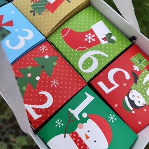 Adventi kalendárium -levendula , mhviasz - karácsony - adventi díszek - adventi naptár - Meska.hu