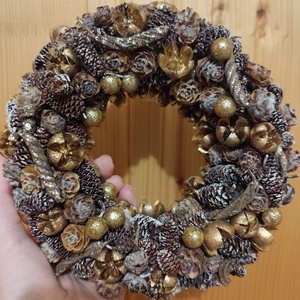 Karácsonyi kopogtató, adventi ajtódísz, Karácsony, Adventi díszek, Adventi ajtódísz, Mindenmás, MESKA