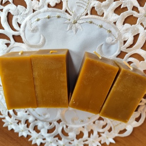 Méhviasz gyertya, adventi gyertya - karácsony - adventi díszek - adventi gyertyadíszek és koszorúdíszek - Meska.hu