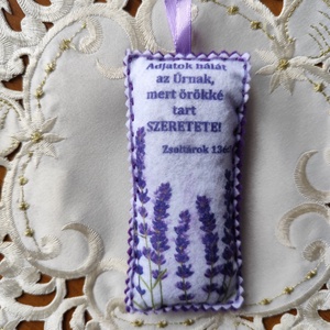 Levendula illatzsák - zsoltár, Otthon & Életmód, Gyertya, illat, aroma, Illatzsák, Varrás, MESKA