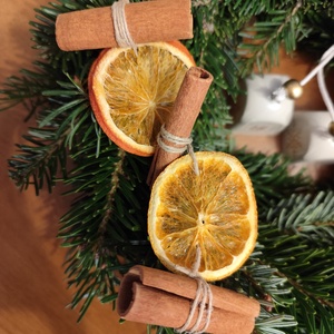 Narancs - fahéj karácsonyi dísz  - Meska.hu
