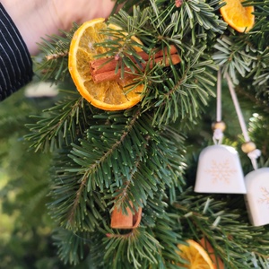 Karácsonyi fenyő koszorú ,adventi kopogtató.  - Meska.hu