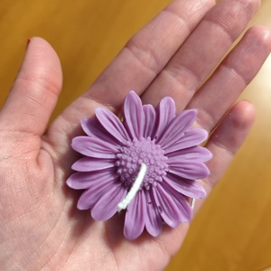 Illatgyertya virág - levendula - otthon & életmód - gyertya, illat, aroma - gyertya - Meska.hu