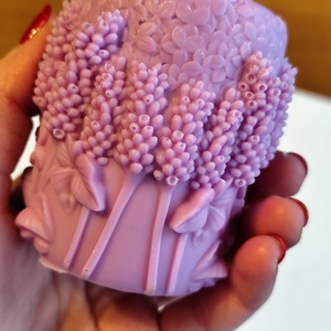 Levendula illatgyertya , Otthon & Életmód, Gyertya, illat, aroma, Gyertya, Gyertya-, mécseskészítés, MESKA