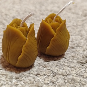 Tulipán gyertya , Otthon & Életmód, Gyertya, illat, aroma, Gyertya, Gyertya-, mécseskészítés, MESKA
