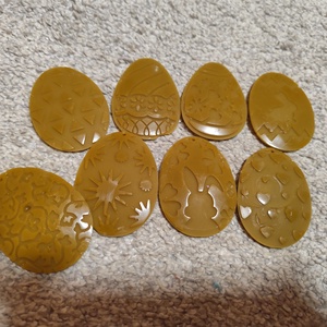 Húsvéti függő dísz ,tojás alakú dísz.  - otthon & életmód - gyertya, illat, aroma - gyertya - Meska.hu