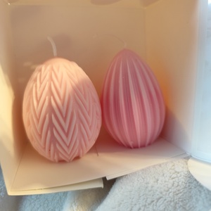 Tojás  gyertya , húsvéti csomag  - Meska.hu