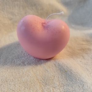 Szójaviasz gyertya  szív, valentin nap - otthon & életmód - gyertya, illat, aroma - gyertya - Meska.hu